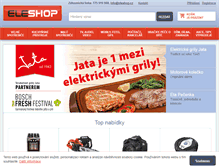 Tablet Screenshot of eleshop.cz